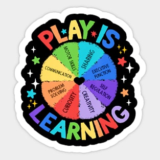 Play Is Learning Sticker